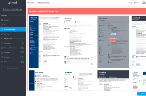 Uptowork: in enkele clicks een professioneel ogende CV