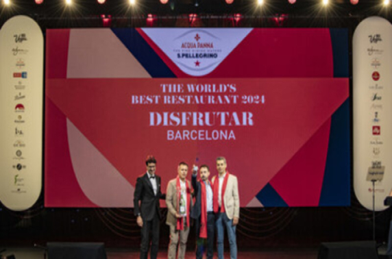 Disfrutar, Barcelona, is uitgeroepen tot nummer 1 in de lijst van 's werelds 50 beste restaurants 2024.