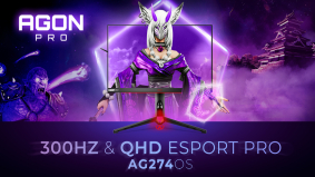 Perfecte FPS-gamingmonitor met QHD en 300 Hz: AGON PRO AG274QS