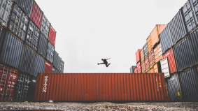 Containervervoer zit in de lift