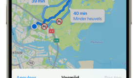 Apple Kaarten introduceert fietsroutes