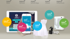 Energie besparen met Internet-of-Things-ijsbeer Hyko