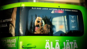 Campagne van Musti Group: "Voorkom hitteberoerte bij honden in auto's deze zomer"