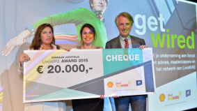 Robot Care Systems winnaar LiveWIRE Award 2015
