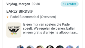 Nieuwe mobiele app voor padel liefhebbers