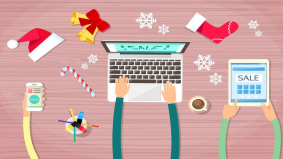 Online kerstshoppers massaal naar het buitenland