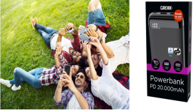 Grixx Powerbank PD 20.000mAh