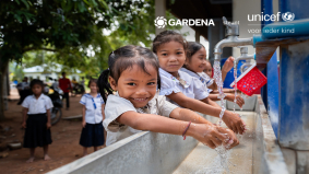 Samen voor schoon water: GARDENA en UNICEF verlengen wereldwijde samenwerking