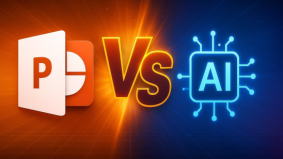 Ondanks groeiende interesse in AI, besteden bedrijven jaarlijks miljoenen aan PowerPoint