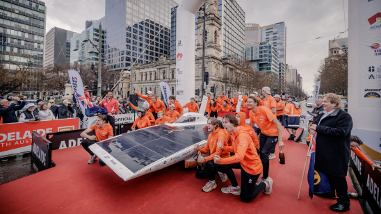 Brunel Solar Team wint WK zonneracen Brunel Solar Team wint WK zonneracen
