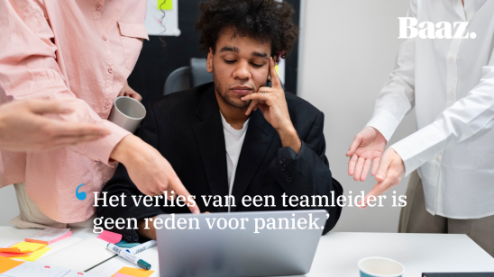 Omgaan met plotseling vertrek van een leidinggevende Omgaan met plotseling vertrek van een leidinggevende