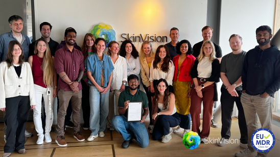SkinVision ontvangt hoogste Europese medische certificering voor AI-gedreven huidkankerdetectie